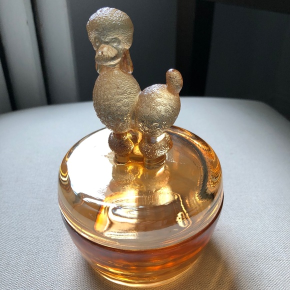 Jeanette Glass French Poodle Dish - Picture 1 of 3